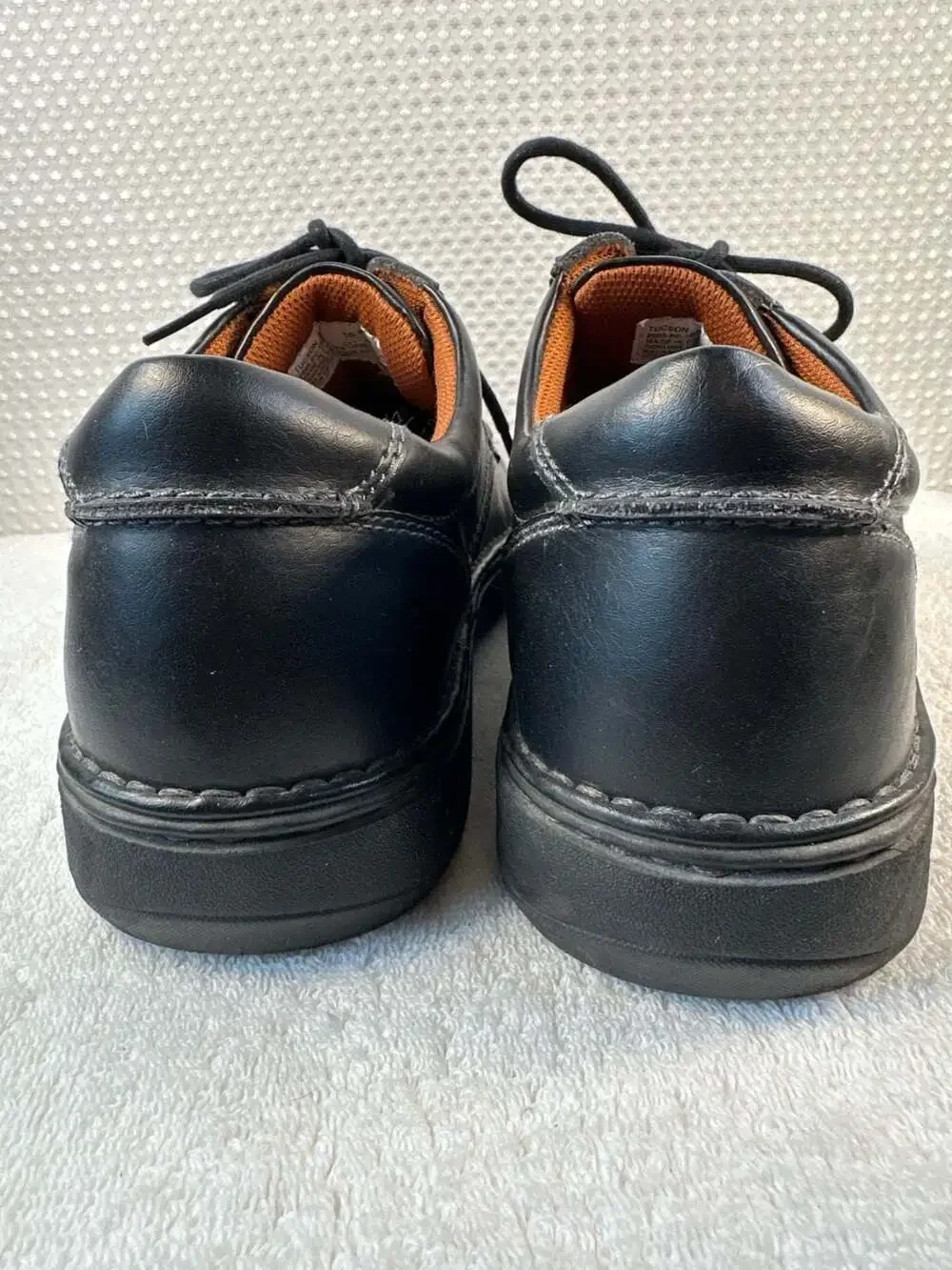 Streetcars Tucson Black Leather Moc Toe Oxfords